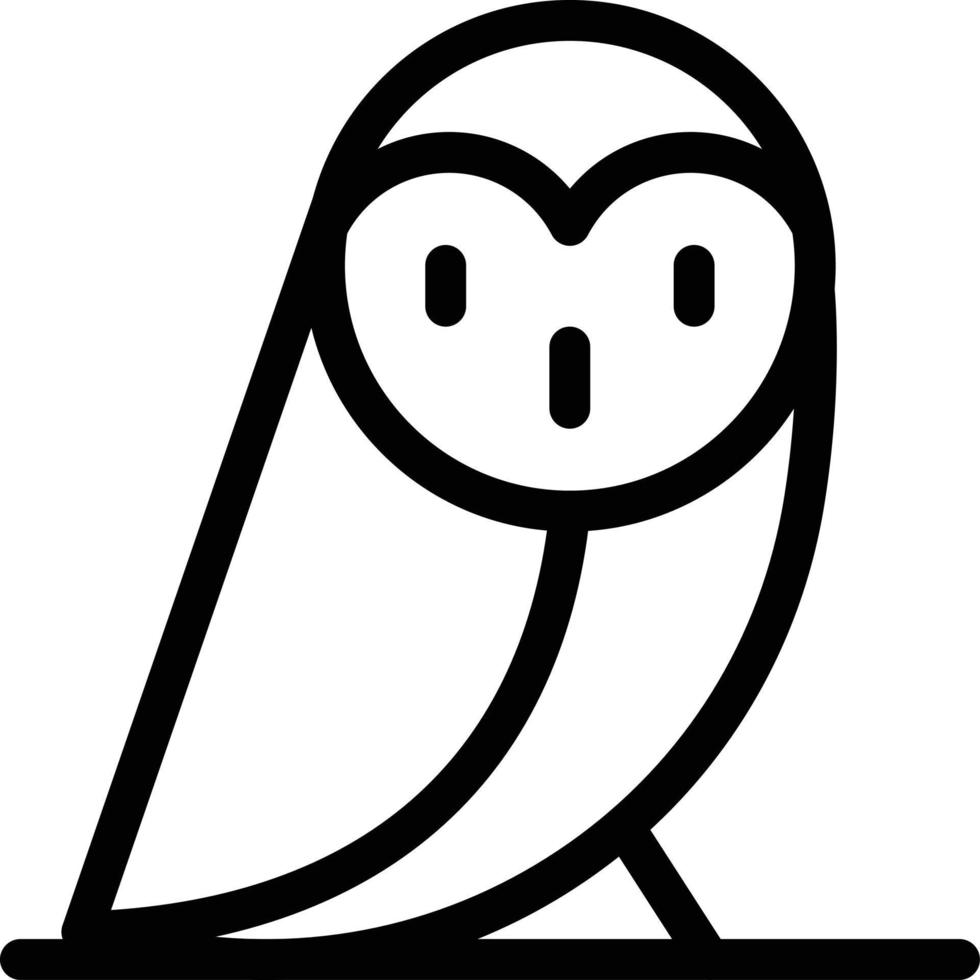 illustration vectorielle de hibou sur fond.symboles de qualité premium.icônes vectorielles pour le concept et la conception graphique. vecteur