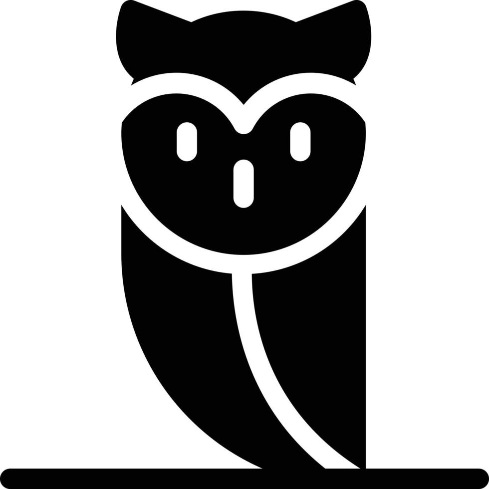 illustration vectorielle de hibou sur fond.symboles de qualité premium.icônes vectorielles pour le concept et la conception graphique. vecteur