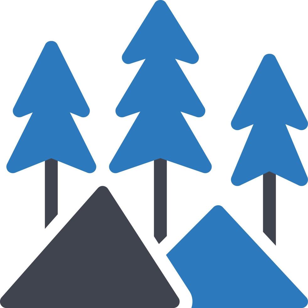 illustration vectorielle de forêt sur fond.symboles de qualité premium.icônes vectorielles pour le concept et la conception graphique. vecteur