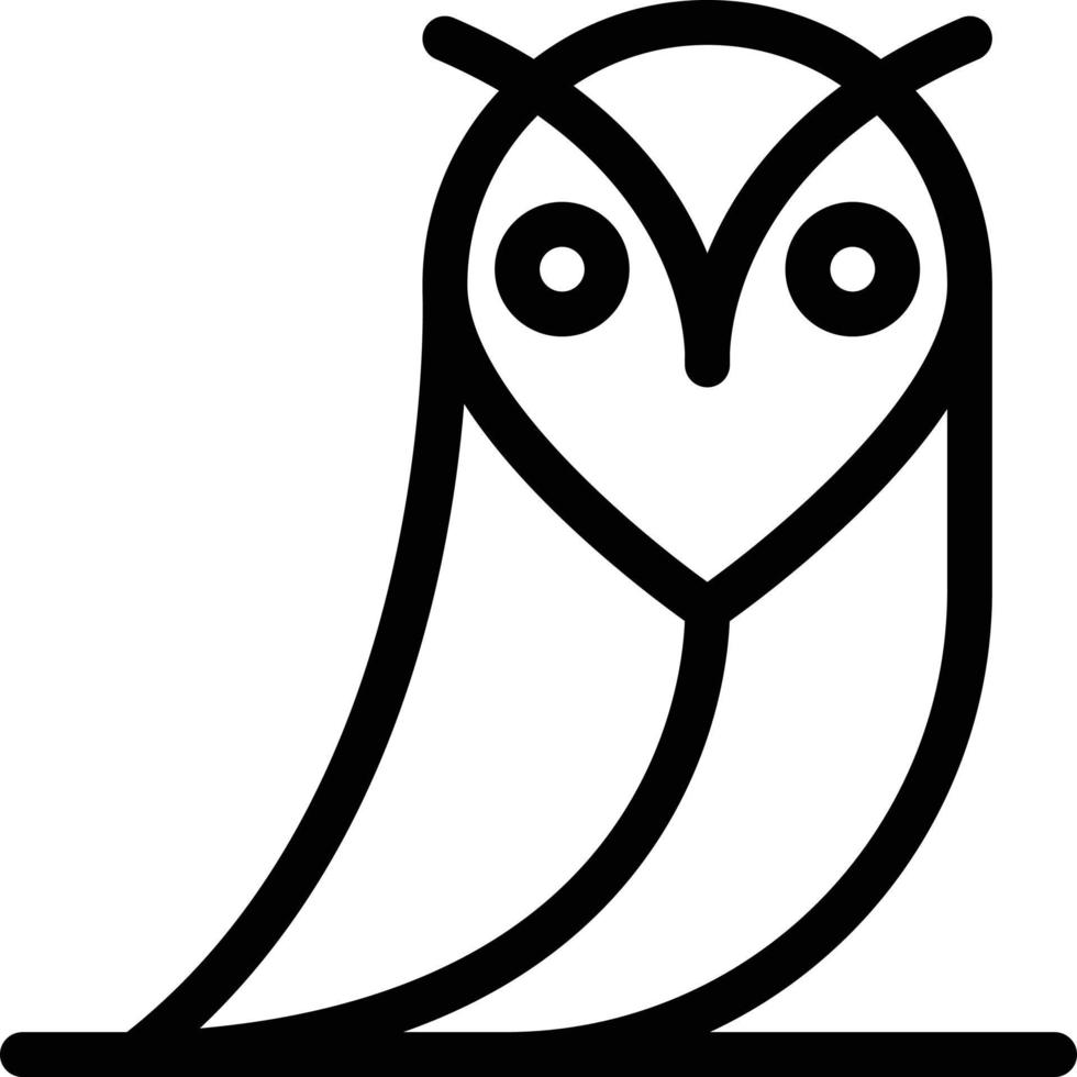 illustration vectorielle de hibou sur fond.symboles de qualité premium.icônes vectorielles pour le concept et la conception graphique. vecteur