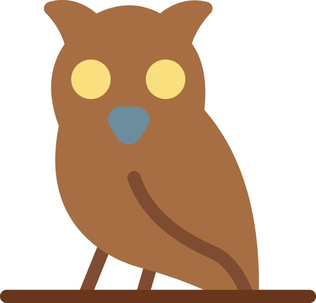 illustration vectorielle de hibou sur fond.symboles de qualité premium.icônes vectorielles pour le concept et la conception graphique. vecteur