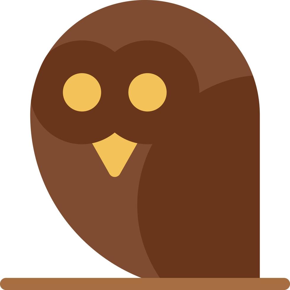 illustration vectorielle de hibou sur fond.symboles de qualité premium.icônes vectorielles pour le concept et la conception graphique. vecteur