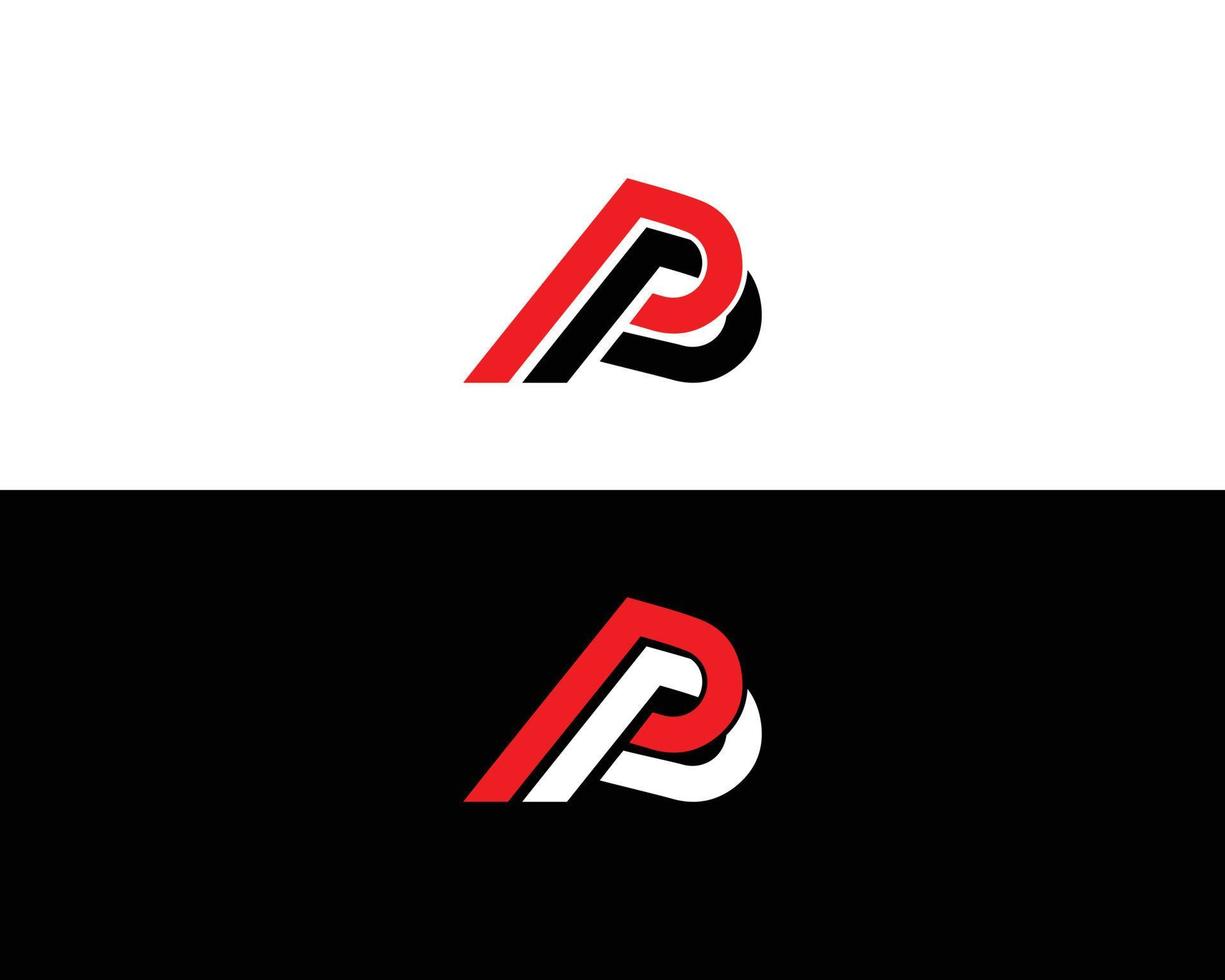 pp lettre logo initial et modèle de conception d'icône. vecteur