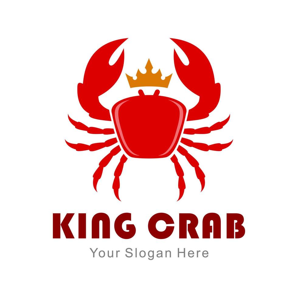 logo crabe royal vecteur