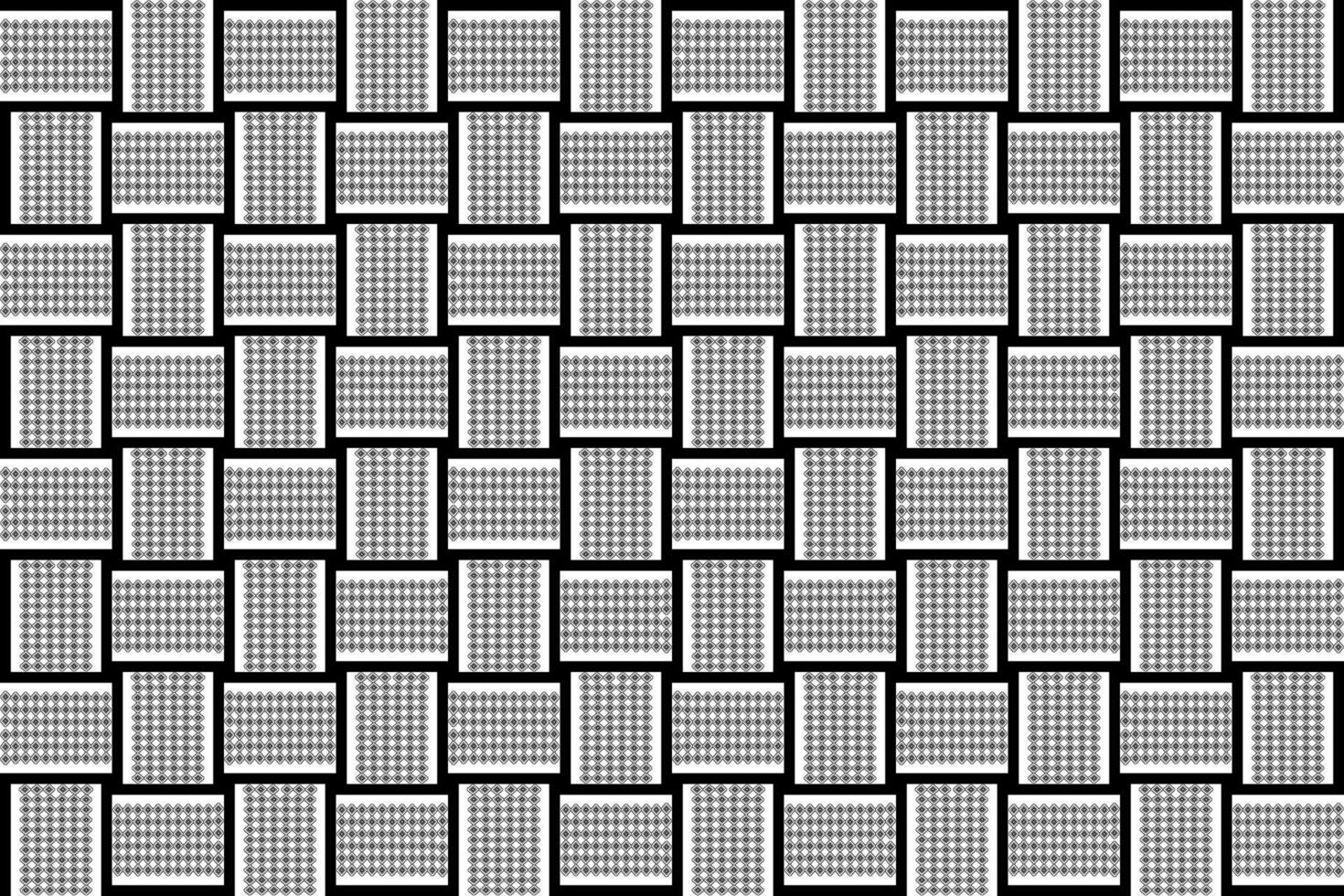 conception de motif carré noir et blanc vecteur