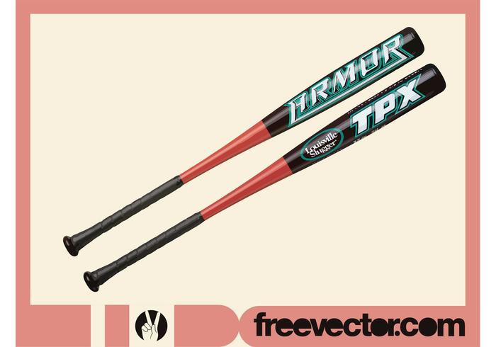 Graphiques de baseball bats vecteur