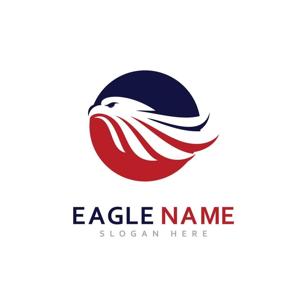 aigle logo design vecteur aigle ailes vecteur symbole modèle illustration