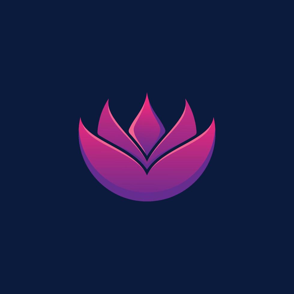 fleur de lotus beauté logo spa logo vecteur symbole de yoga et de thérapie