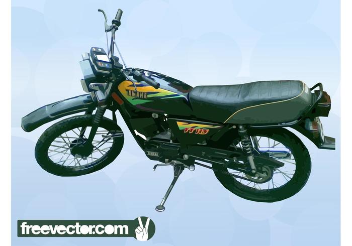 Yamaha Moto vecteur