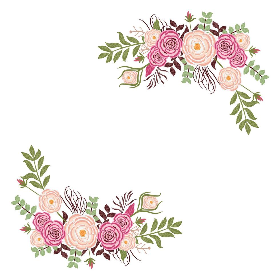 nouveau design floral vectoriel créatif