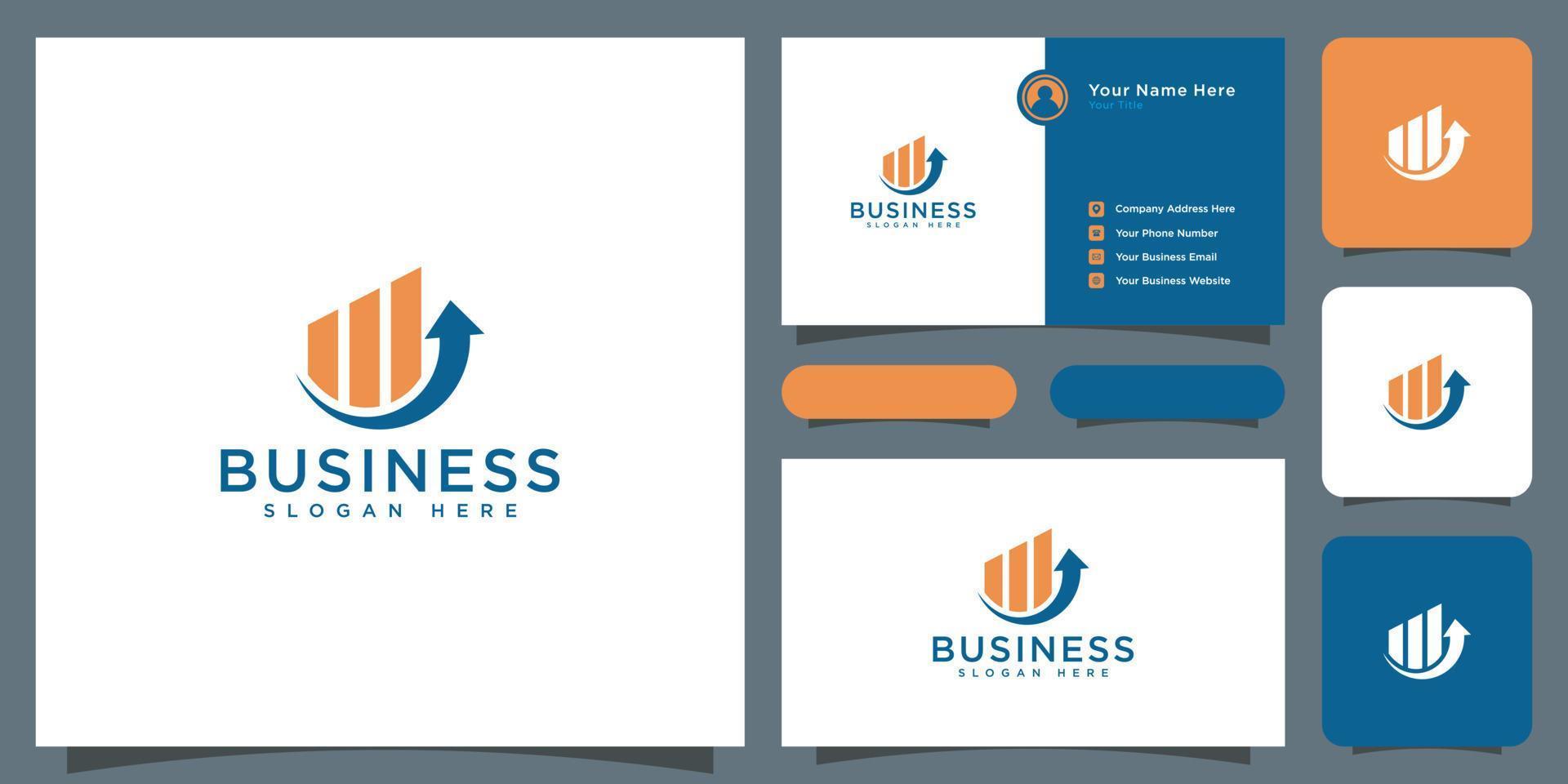 business finance logo modèle vecteur icône design