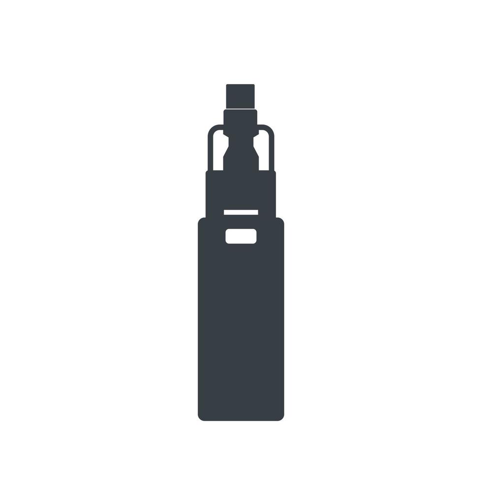 cigarette électrique, e-cigarette, illustration vectorielle de vaporisateur vecteur