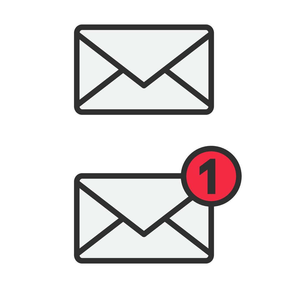 e-mail message icône illustration vectorielle vecteur
