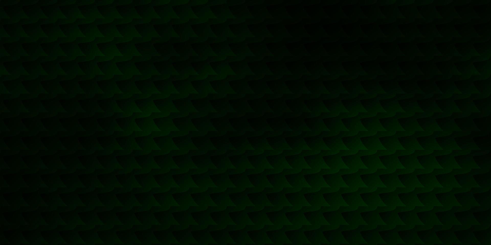 modèle vectoriel vert foncé dans un style carré.