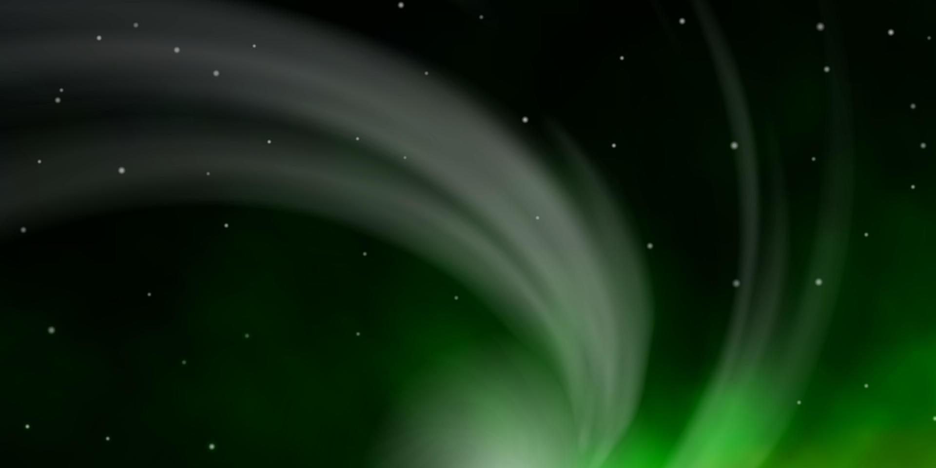 modèle vectoriel vert foncé et rouge avec des étoiles au néon.