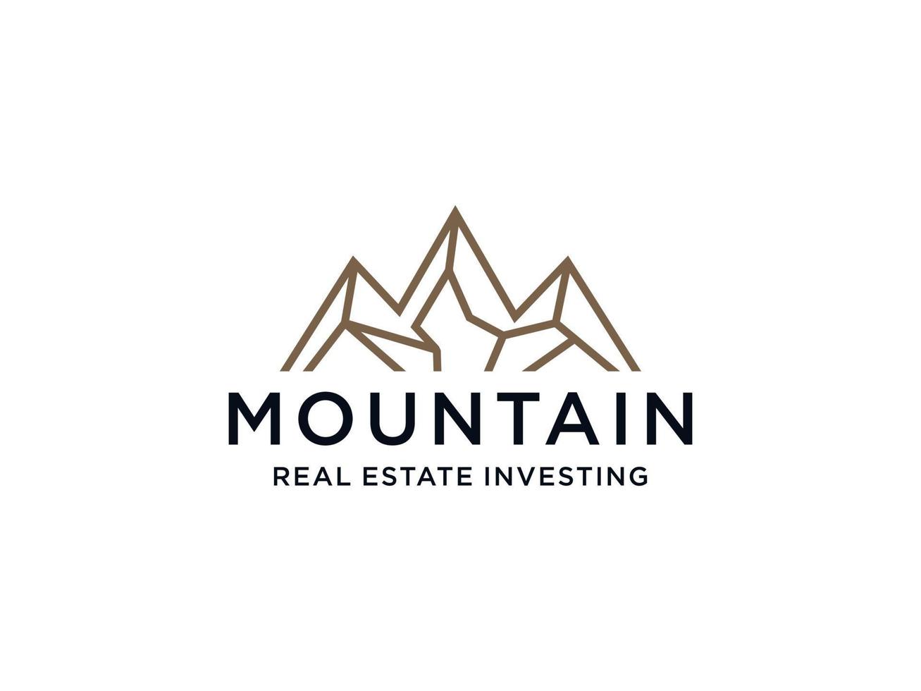 inspiration de conception de logo hipster montagne, voyage, aventure vecteur