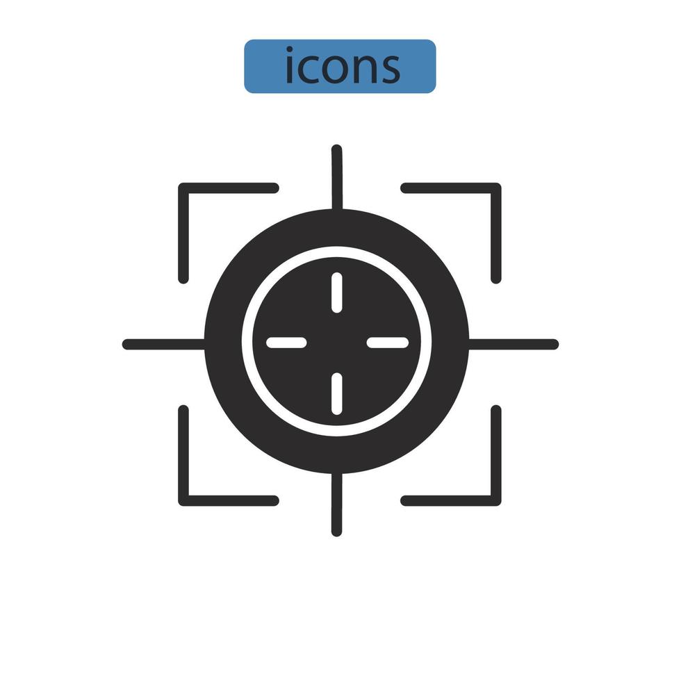 icônes de géolocalisation symboles éléments vectoriels pour le web infographique vecteur