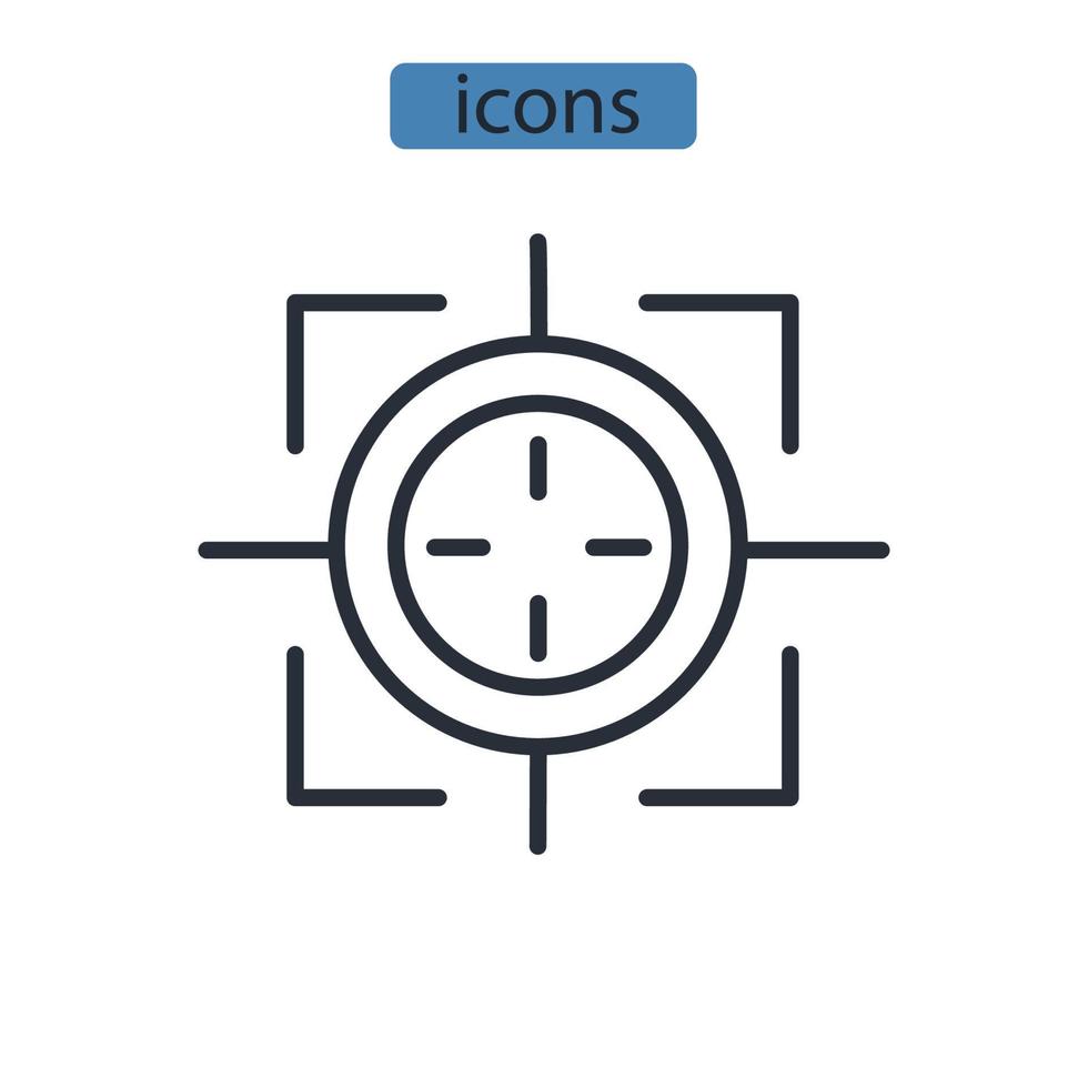 icônes de géolocalisation symboles éléments vectoriels pour le web infographique vecteur