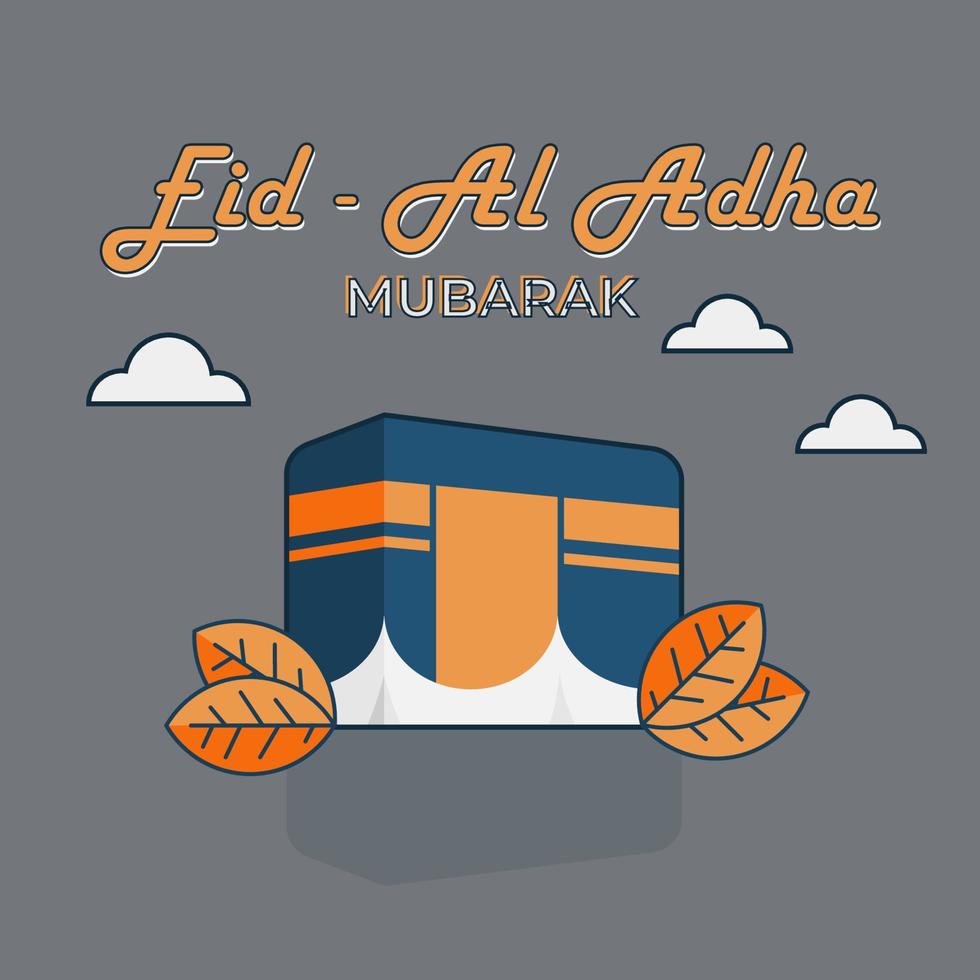 illustration de fond eid al adha vecteur