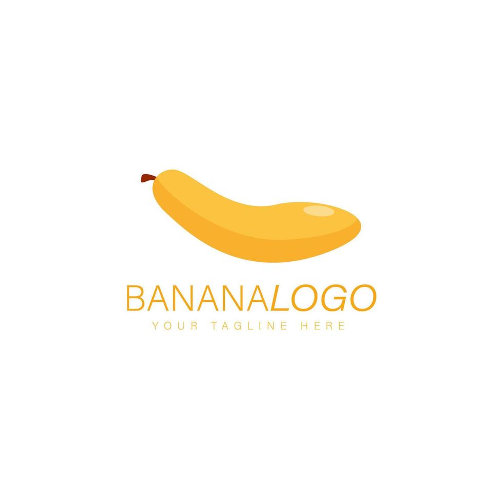 icône d'illustration de conception de logo de banane vecteur