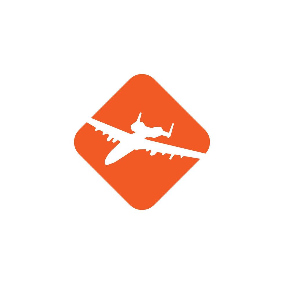 illustration de logo vectoriel icône avion