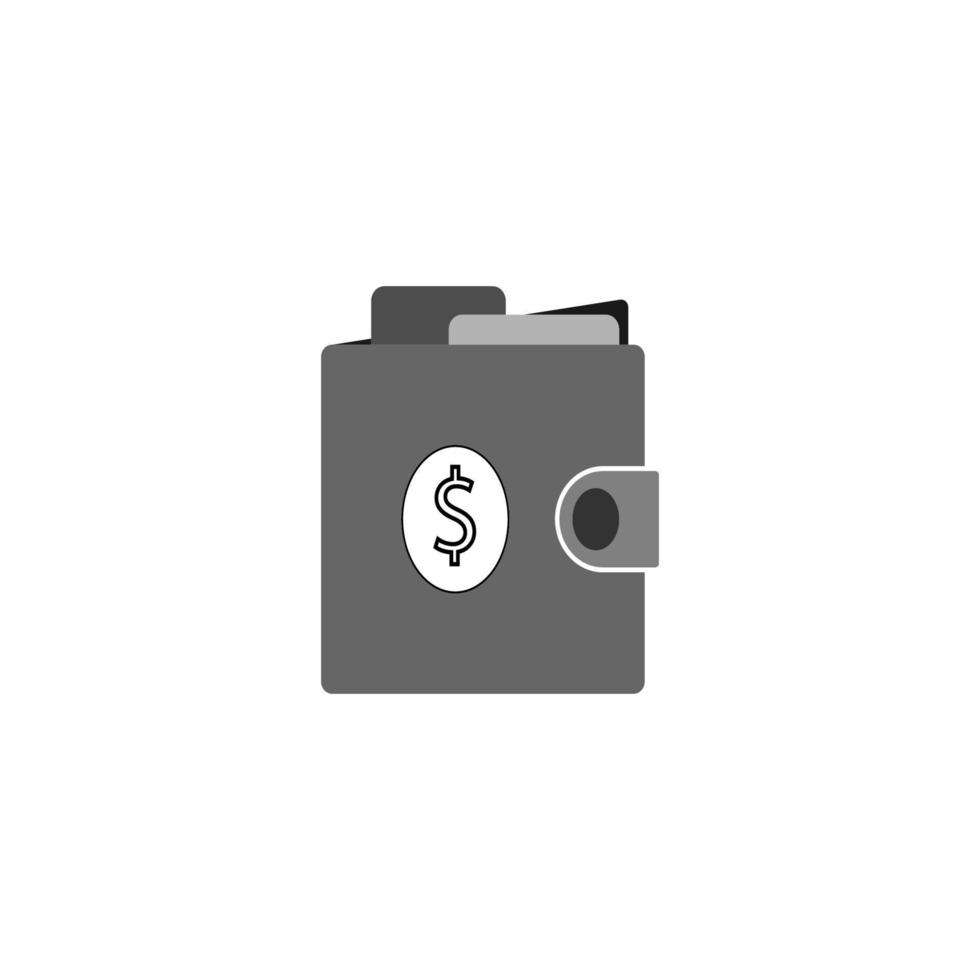 conception d'illustration vectorielle d'icône de portefeuille vecteur