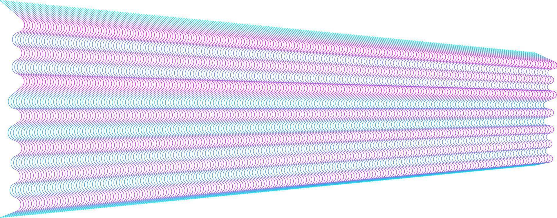 vagues abstraites ligne graphique sonique ou image vectorielle d'onde sonore vecteur