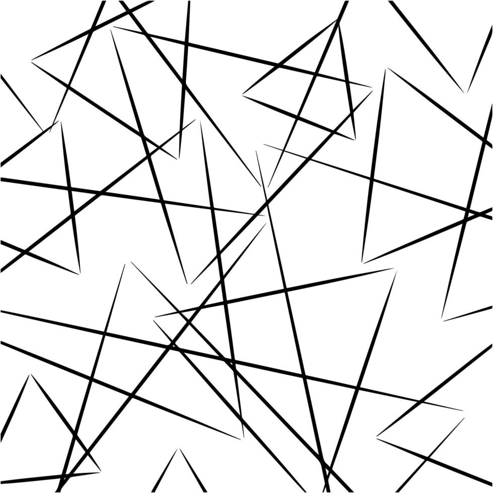 fond géométrique abstrait lignes chaotiques en perspective vecteur