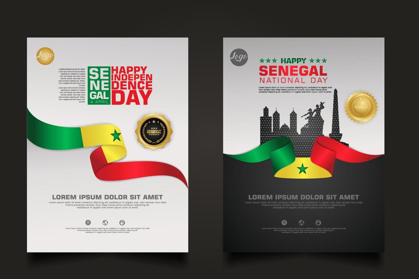 définir le modèle de fond de la fête de la république heureuse du sénégal. vecteur