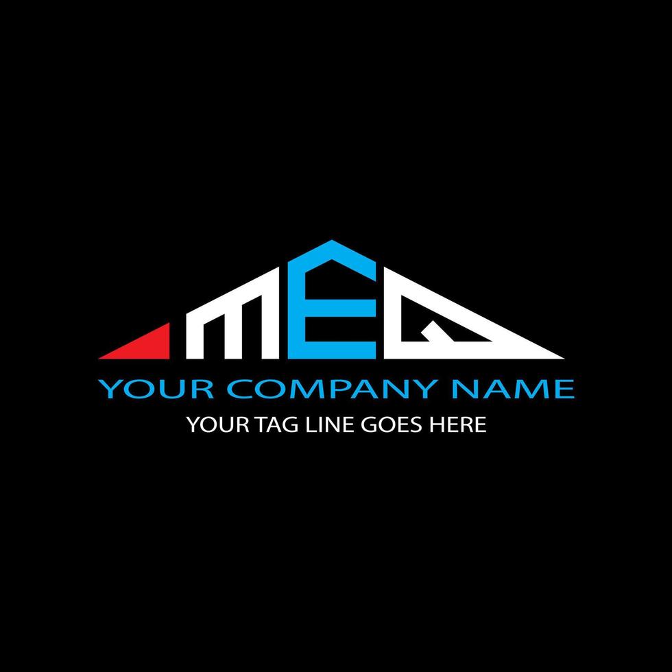 création de logo de lettre meq avec graphique vectoriel