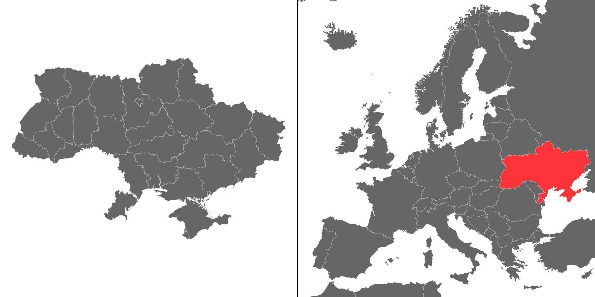 carte avec emplacement vecteur