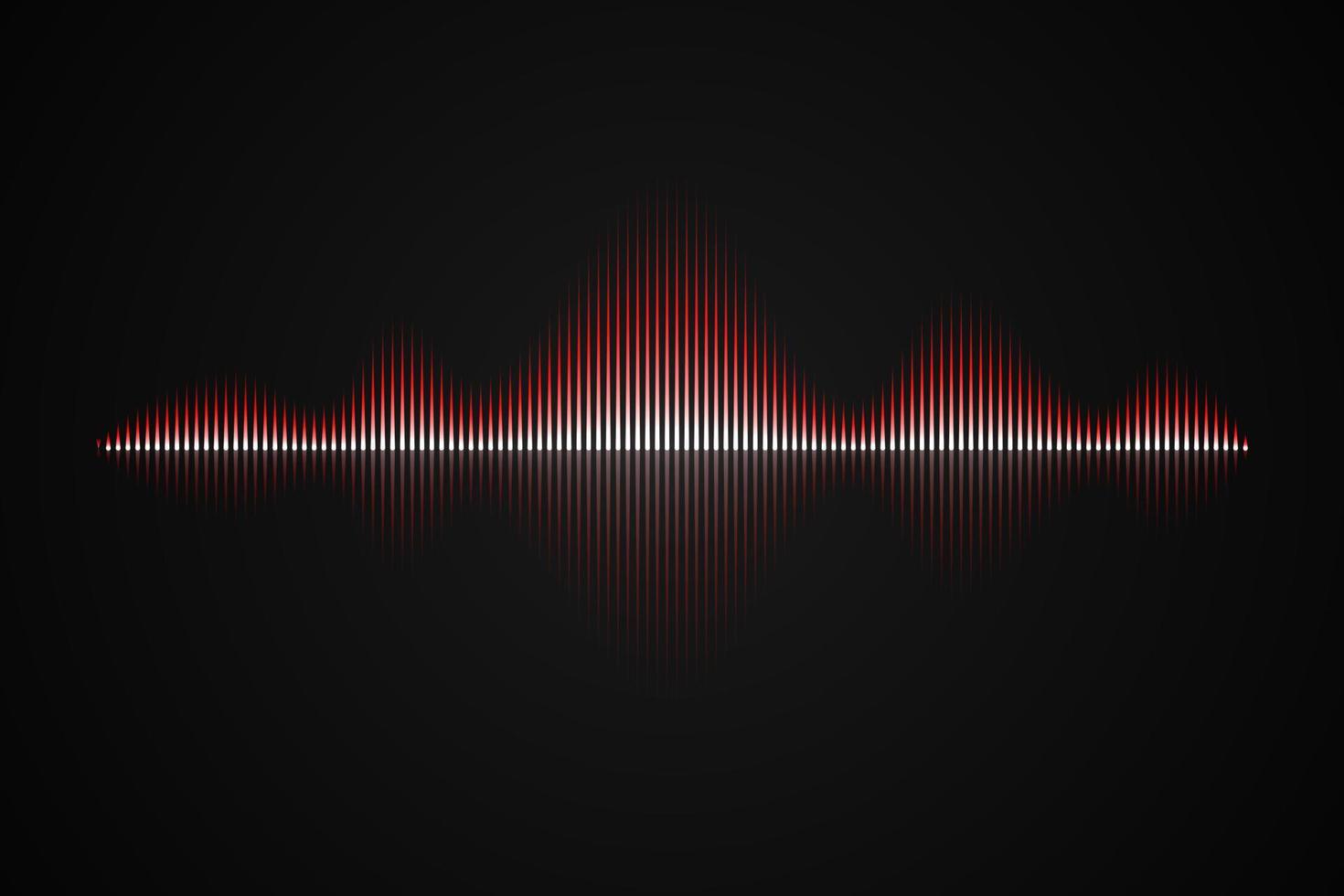 onde sonore de musique abstraite, vecteur