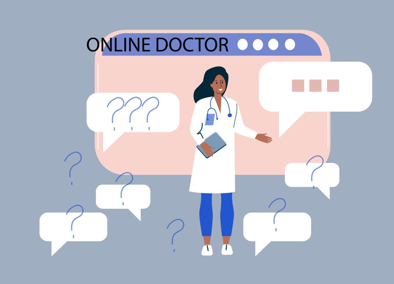 docteur en ligne vecteur