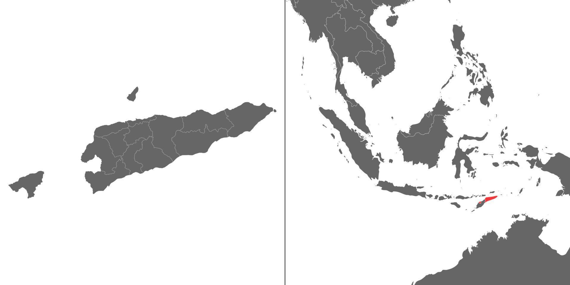 carte avec emplacement vecteur