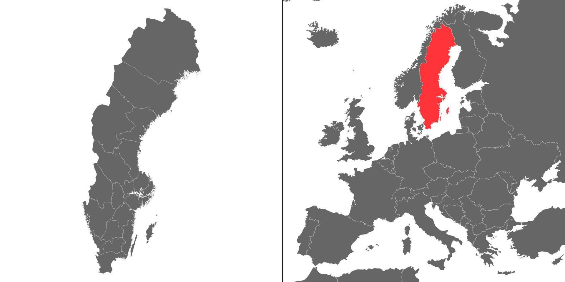 carte avec emplacement vecteur