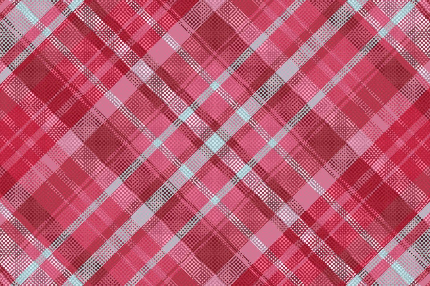 fond de motif à carreaux tartan avec la couleur de la saint-valentin. vecteur