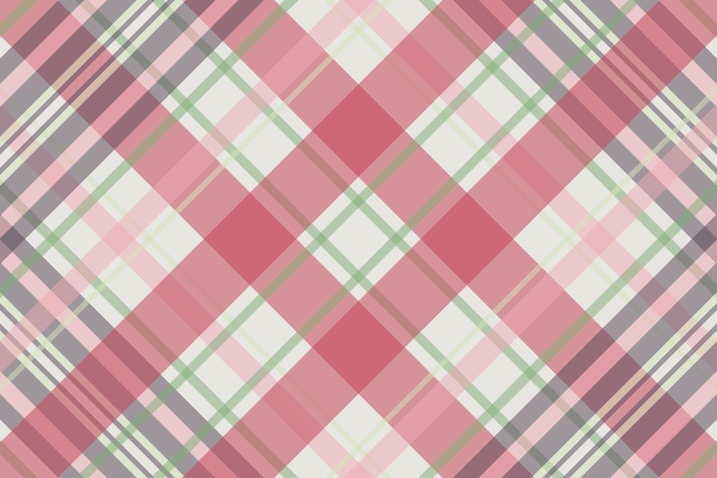 fond de motif à carreaux tartan sans couture avec la couleur de la saint-valentin. vecteur