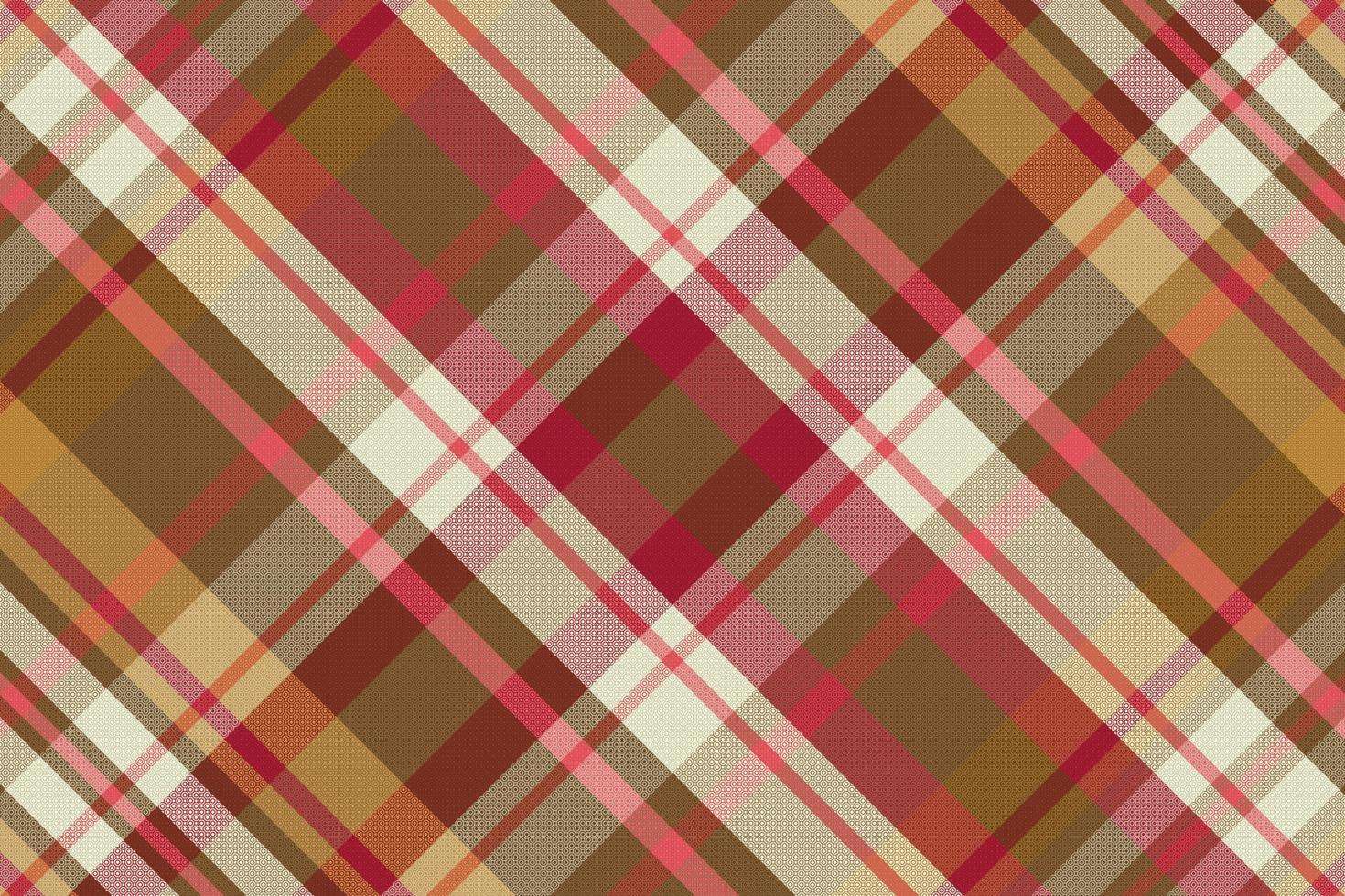 fond de motif à carreaux tartan avec la couleur de la saint-valentin. illustration vectorielle. vecteur