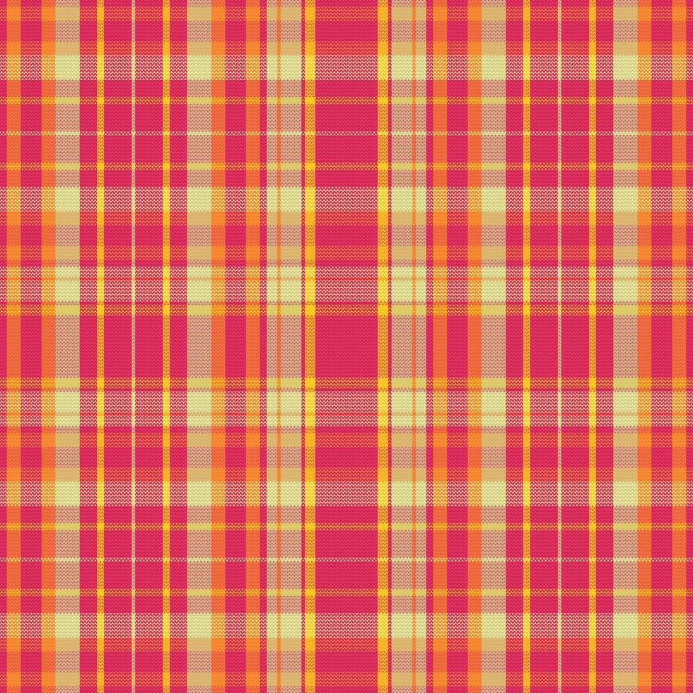 motif à carreaux tartan avec texture et couleur estivale. vecteur