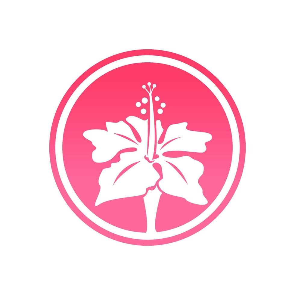 logo icône fleur vecteur