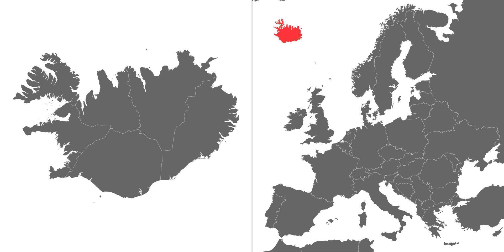 carte avec emplacement vecteur