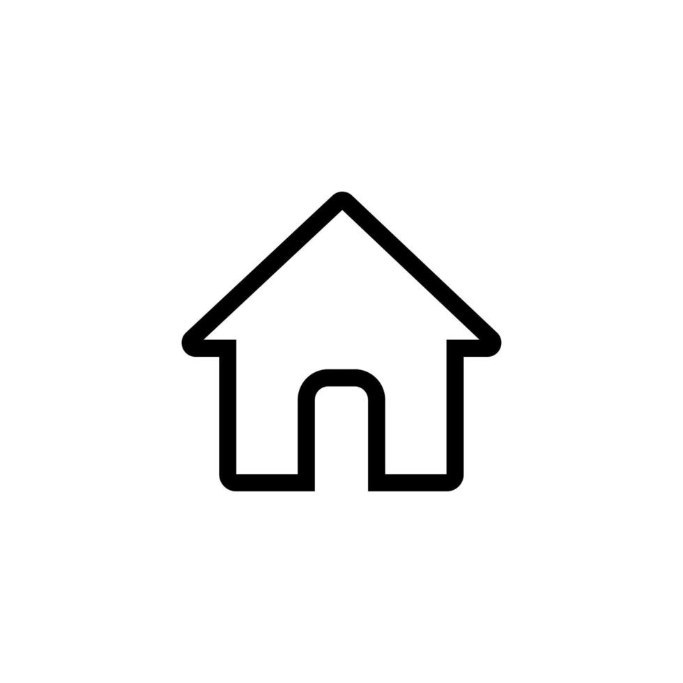 maison ou maison symbole icône illustration vectorielle vecteur