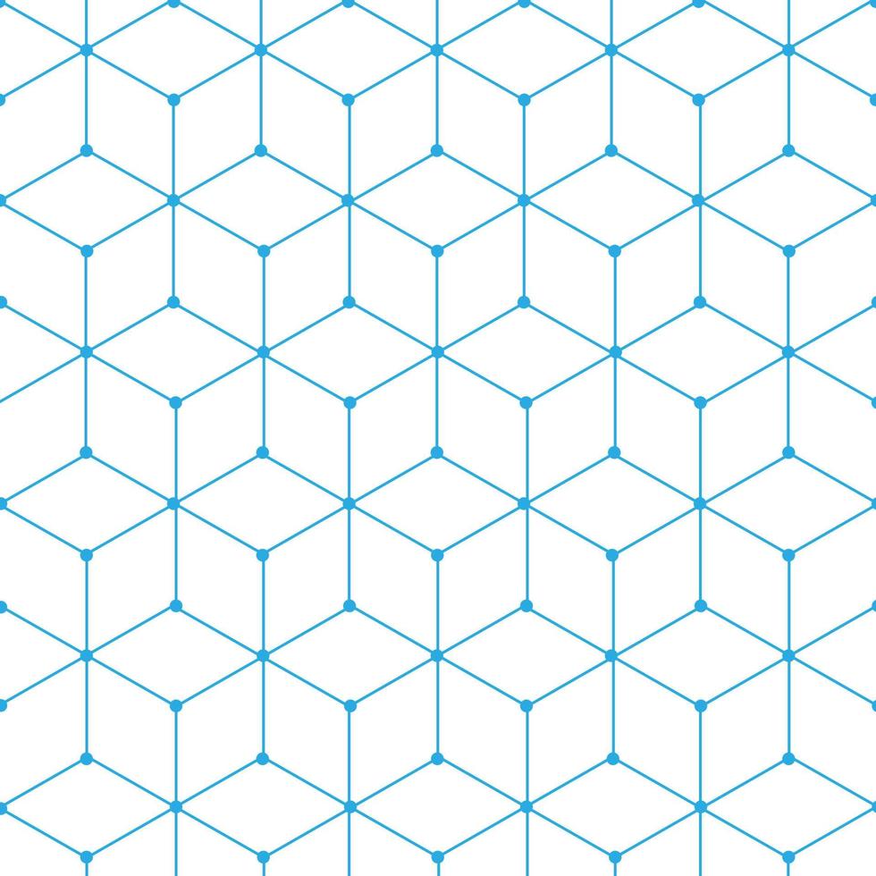 hexagone moderne lignes géométriques vecteur de fond