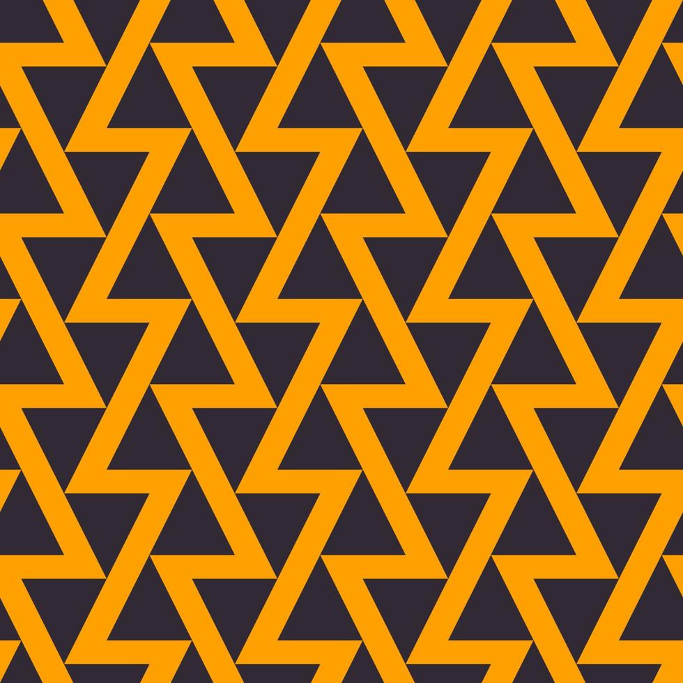 couleur noir-jaune moderne abstrait triangle zig zag ligne motif design arrière-plan transparent. utilisation pour le tissu, le textile, les éléments de décoration intérieure, le rembourrage, l'emballage. vecteur
