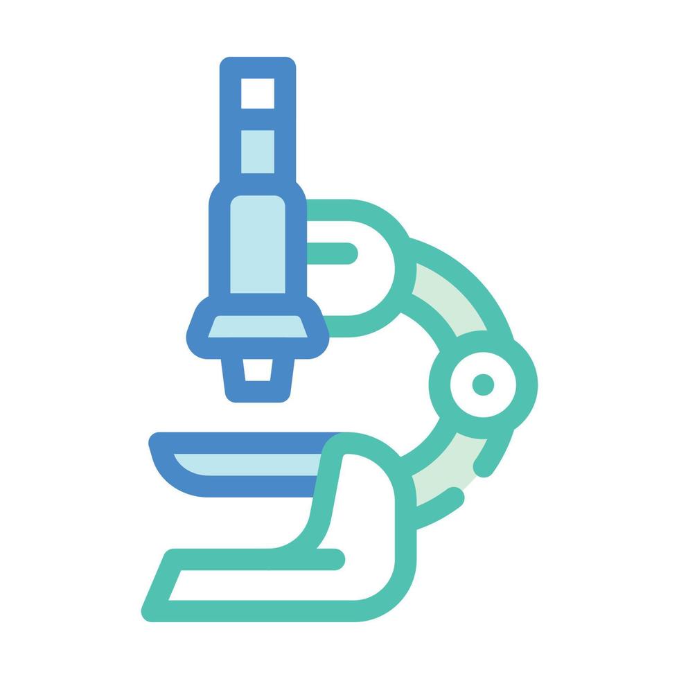 microscope équipement couleur icône illustration vectorielle signe vecteur