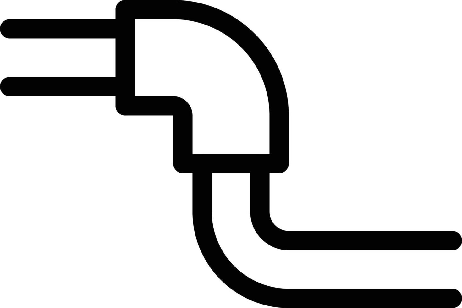 illustration vectorielle de canalisation d'eau sur un fond. symboles de qualité premium. icônes vectorielles pour le concept et la conception graphique. vecteur