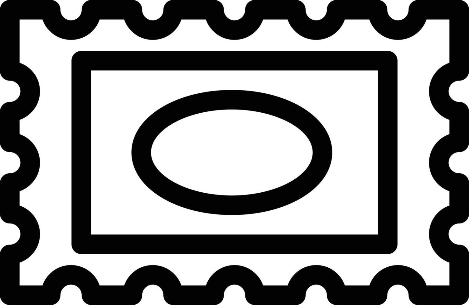 illustration vectorielle de timbre sur un arrière-plan.symboles de qualité premium.icônes vectorielles pour le concept et la conception graphique. vecteur