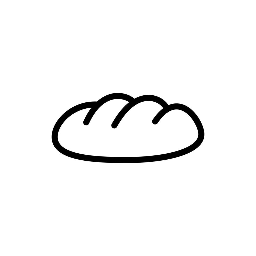 illustration graphique vectoriel de l'icône du pain