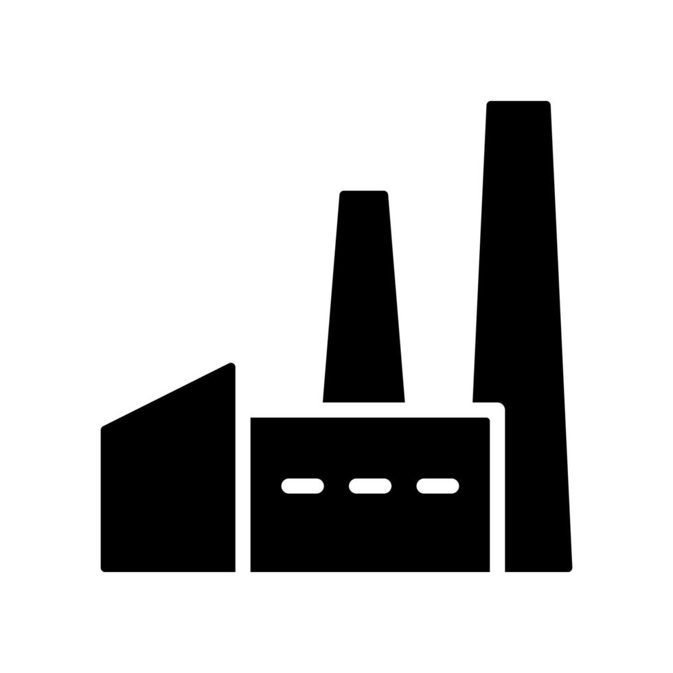 illustration graphique vectoriel de l'icône de l'usine