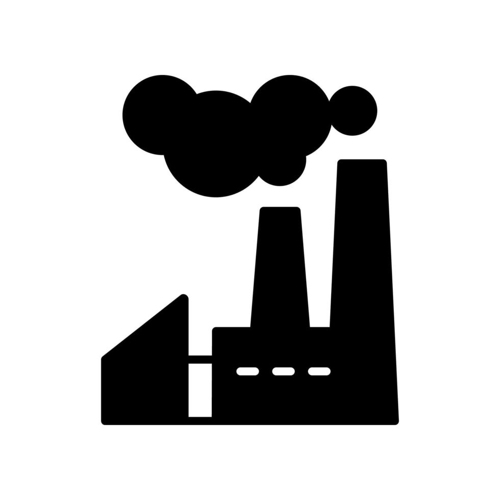 illustration graphique vectoriel de l'icône de l'usine